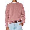 Men's Loose-fitting Casual Round Neck Long-sleeved Knit Top