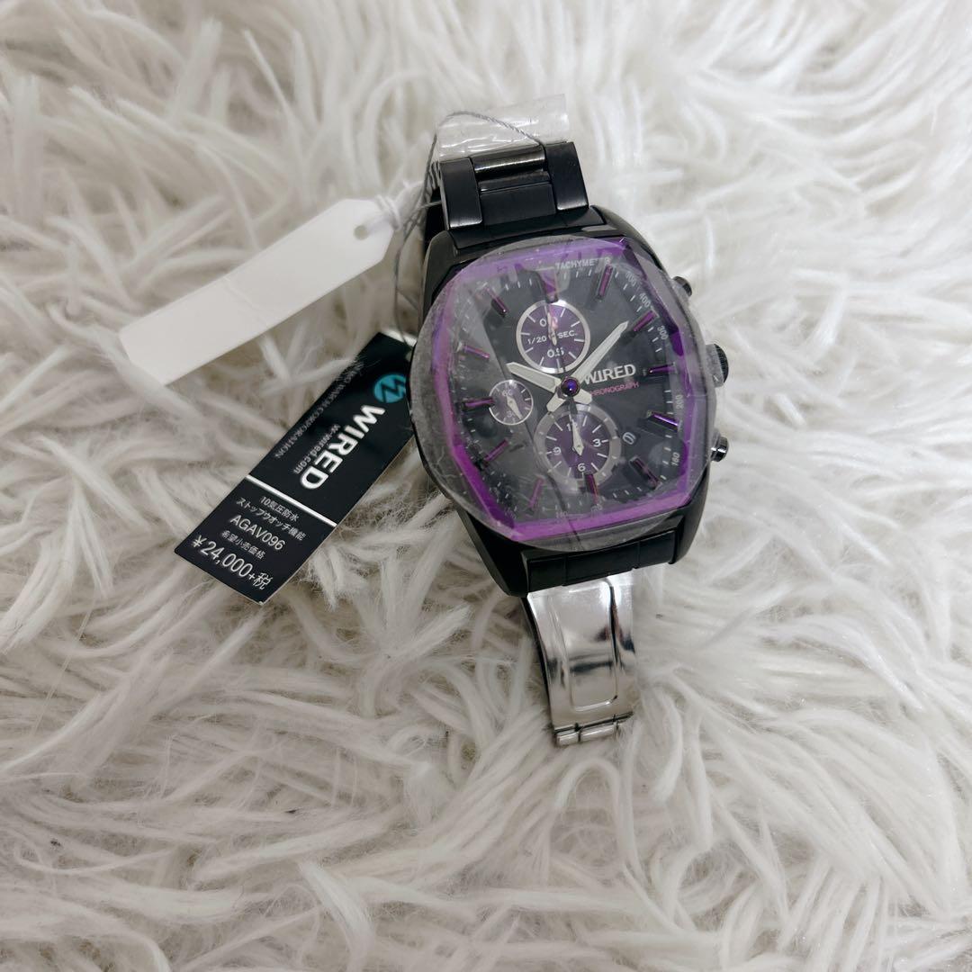 Неиспользованный Seiko Проводной Хронограф Розовое Отражение