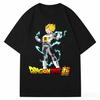 Dragon Ball Super "Super Saiyan Vegeta Power Up" Anime Black Women And Men Fashion Comfortable T-Shirt