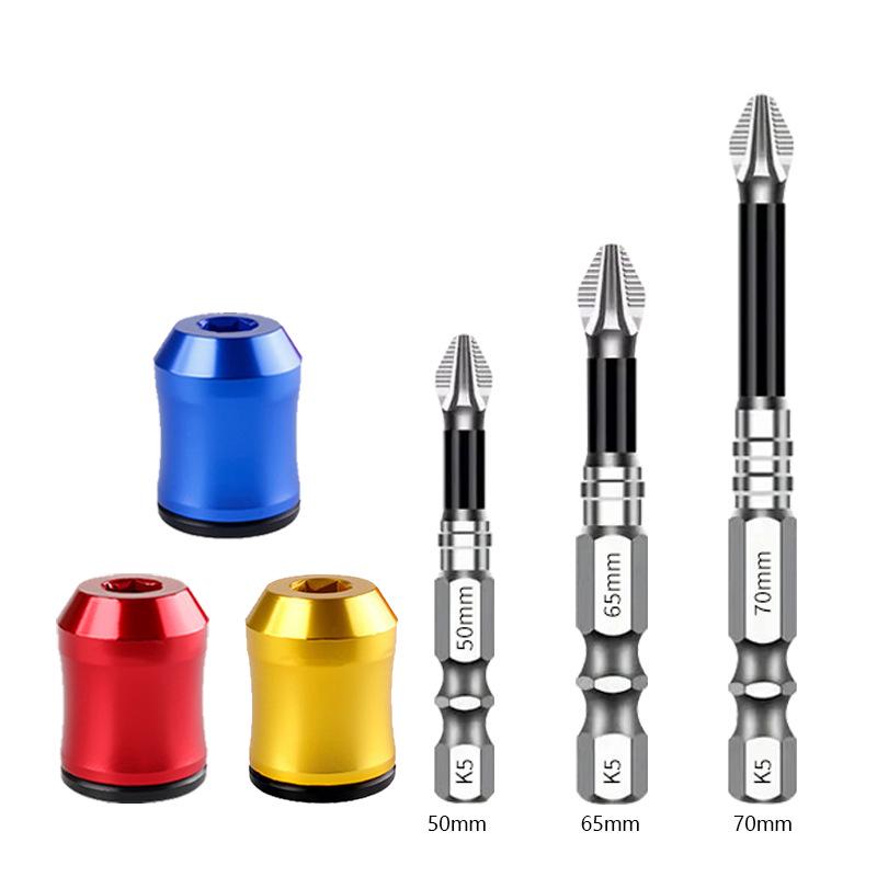 K5 Anti-Slip Shock-Resistant Phillips Screwdriver Bit Set - Strong Magnetic, High Hardness, High Torque.