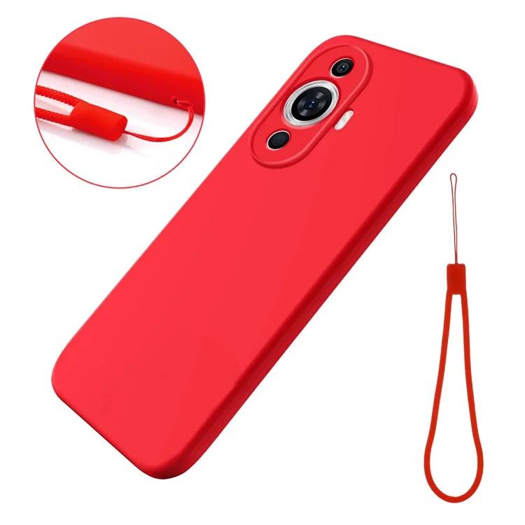 For Huawei nova 11 / nova 12s 4G / nova 12 Lite 4G Liquid Silicone Drop-proof Case Soft Lining Anti-scratch Phone Cover