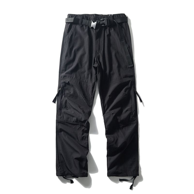 Outdoor American-Style Multi-Pocket Cargo Pants for Men, Summer Thin Hiking Pants, Export Men's Functional Casual Pants