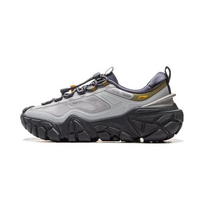 Li Ning Sand Dune Dämpfung Rutschfest Abriebfest Niedrig geschnittene Freizeitschuhe Herren Ruhiges Grau AGCV117-1