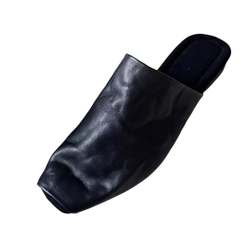 Women Slippers Flats Slingback Mules Shoes Casual New Summer Woman's Samals 2025 Designer Slides Cozy Zapatos De Mujer