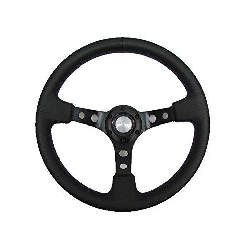 Fortune D1 SPEC DEEP70 Deep Cone Steering Wheel, 35mm Diameter, Blue Stitching, DSC-70350BL
