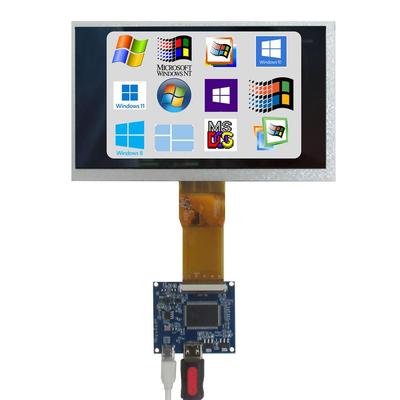 7-inch 1024*600 Screen LCD Display with Mini HDMI Compatible Driver Control Board,universal Multi-purpose Display Module