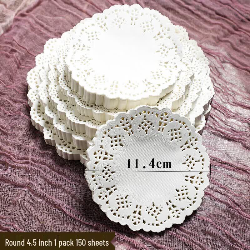 Qwei Food Grade Oil Absorbing Lace Paper Doilies