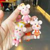 Trendy Transforming Bear Keychain Cute Pvc Bag Accessory Ideal For Gifts And Collectibles