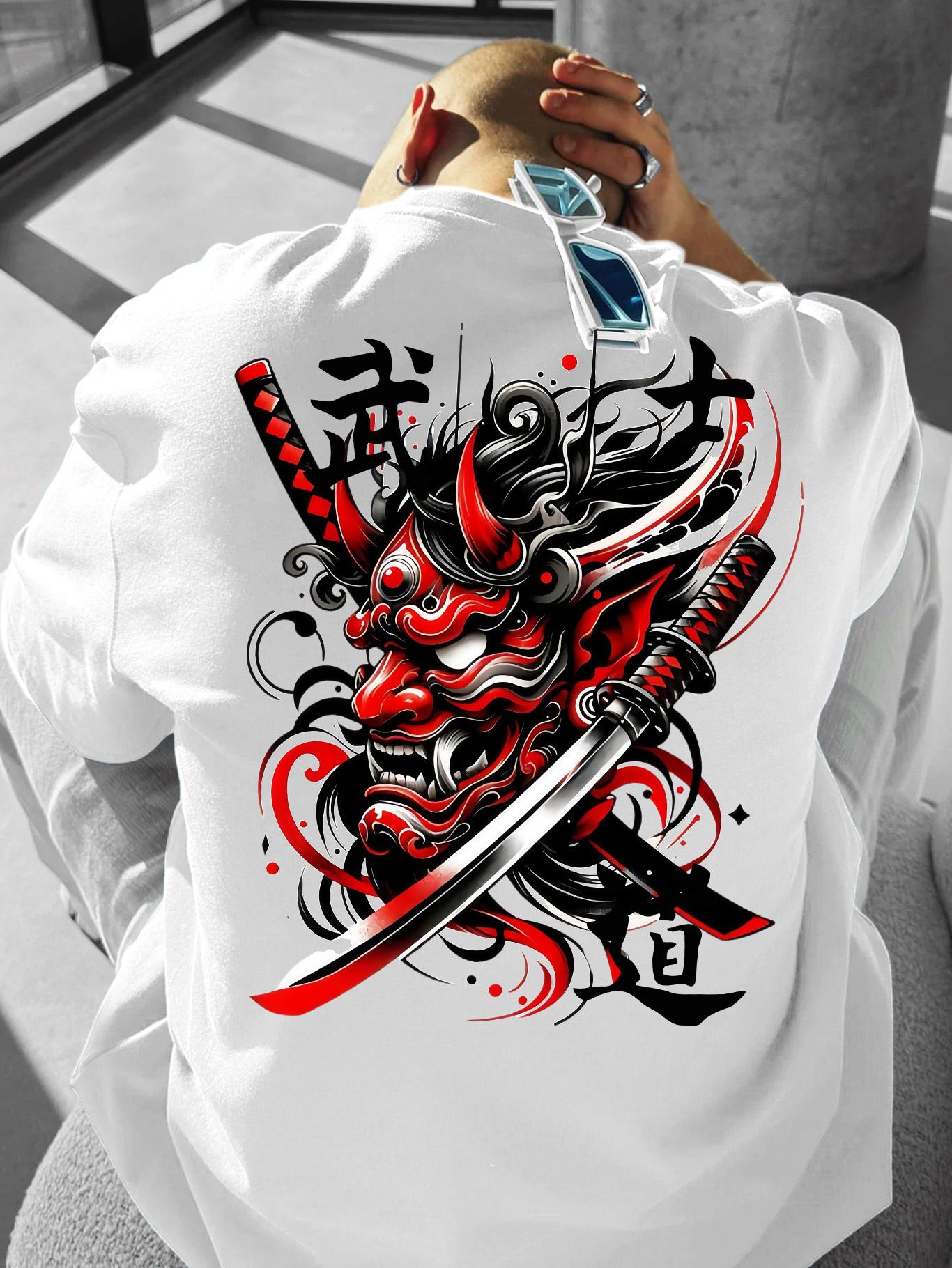 Summer Street Trend Original Dojo Style Tshirt Outdoor Travel Individual Street Fashion Casual Mens Clothing Short Sleeve S