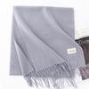 Morandi Color Scarf Shawl Solid Color Cashmere Feel Long Winter Wrap Luxury Soft Fashion Gift Lightweight Women’s Neck Scarf