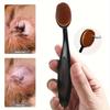 [Gentle Pet Ear Cleaner] Soft Bristle Gentle Pet Ear Cleaner Brush | Comfortable Oval Handle, Ideal for Dogs and Cats, Efficient Paw Washing