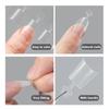 New Clear Matte Square Nail Tips Half Cover Short Round Short Square Nails DIY Fake Nails for Profional Use in Nail Salons