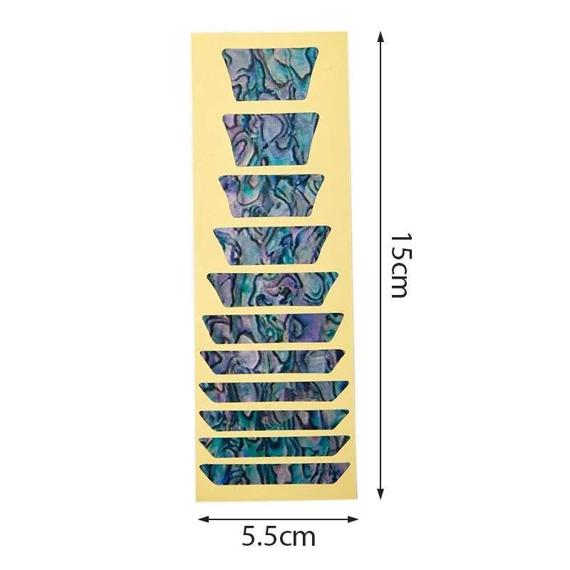1PC 15*5.5cm Electric Acoustic Guitar Inlay Sticker Guitar Scale Sticker Fretboard Markers Decal Guitar Accessories