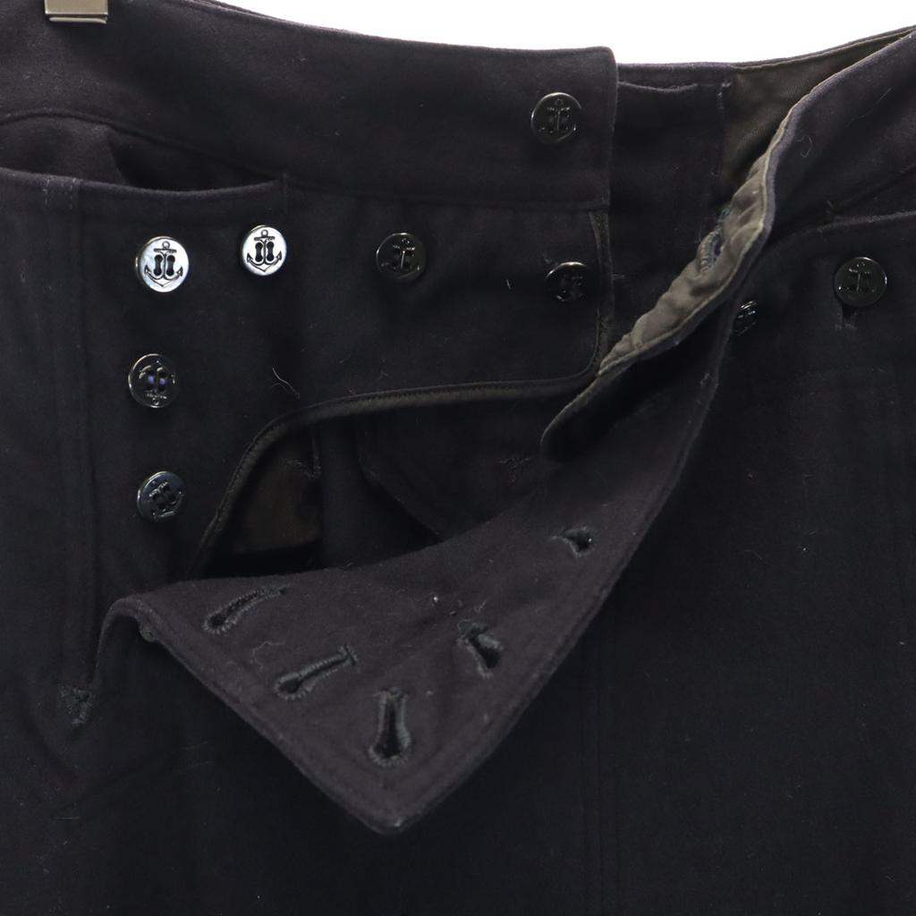 US NAVY 60s 100% wool vintage Sailor Pants 31R Cracker Jack Pants Men's Used