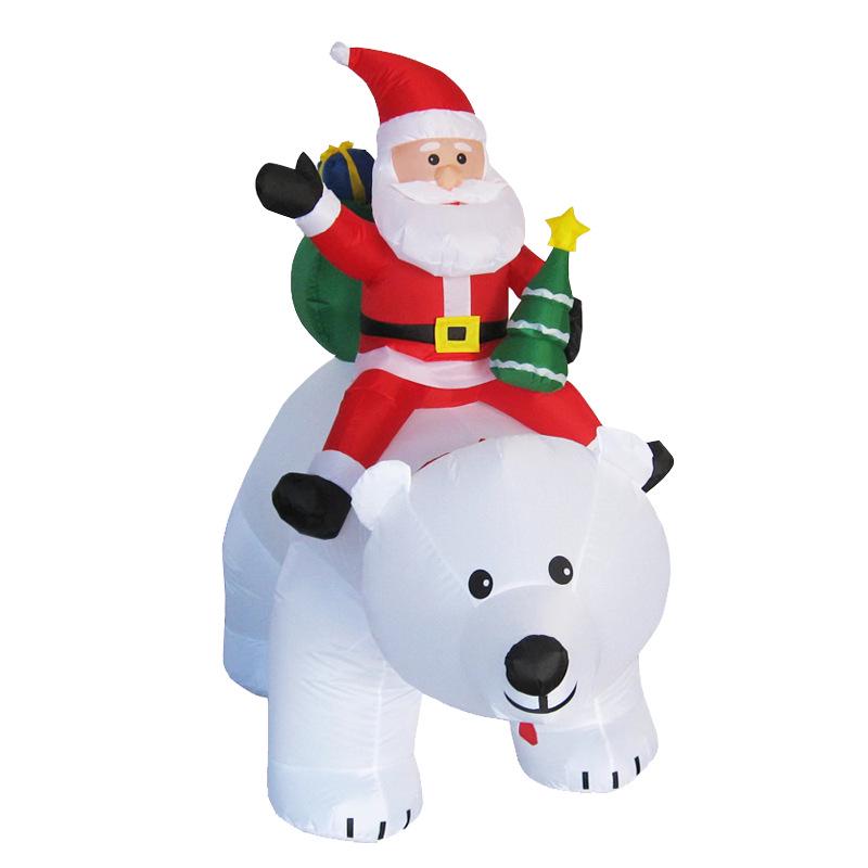 

New Christmas Inflatable Polar Bear Shaking Head Air Mold