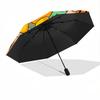 1pc Happy Color Winnie the Pooh Family Outdoor Umbrella - Automatic Opening/Closing, Portable Folding Design, 8-Rib Iron Frame, Festival Gif