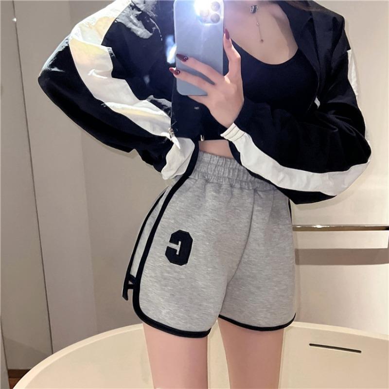 Spice Girls Sports Shorts Women Wear Summer All-in-one High Waisted Casual Slim Wide Leg A-line Hot Pants