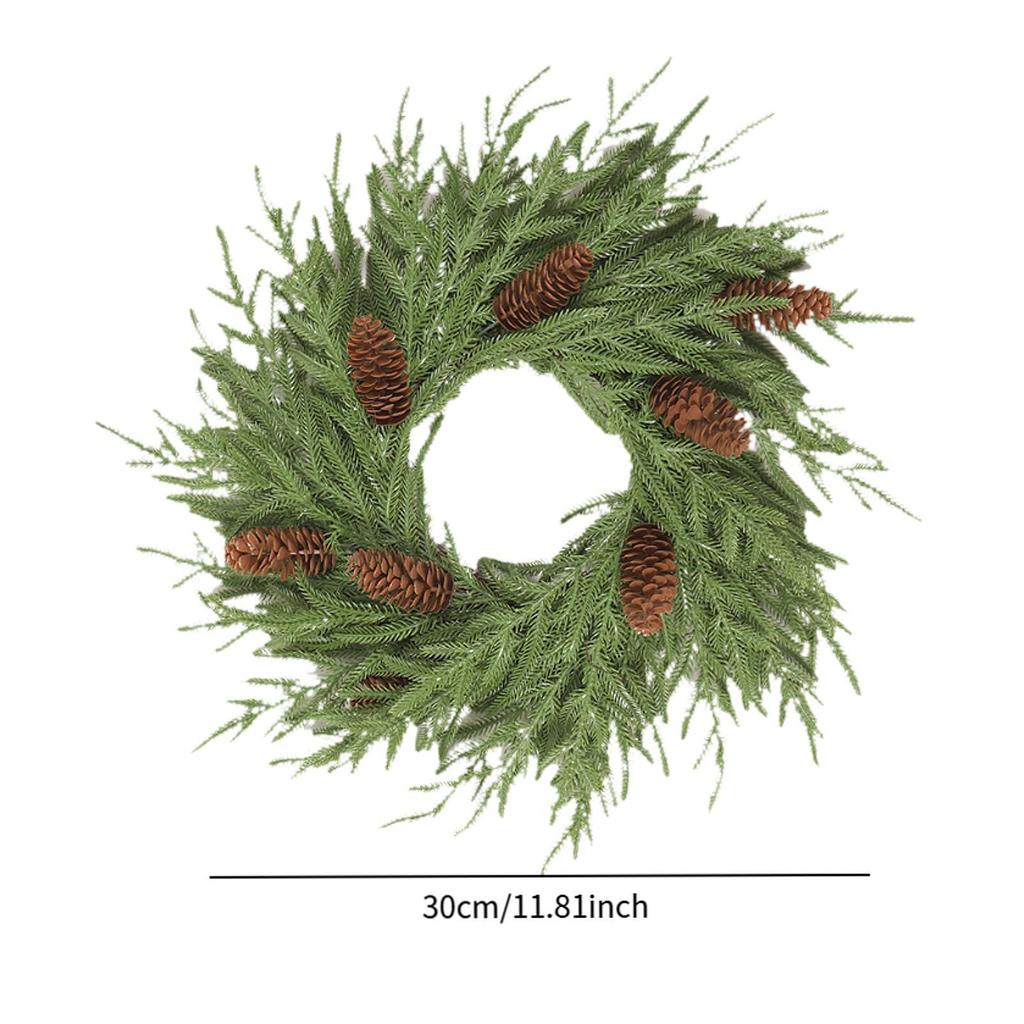 Front Door Wreath Ornament Xmas Home Furnishing Holiday Gift Artificial Greenery