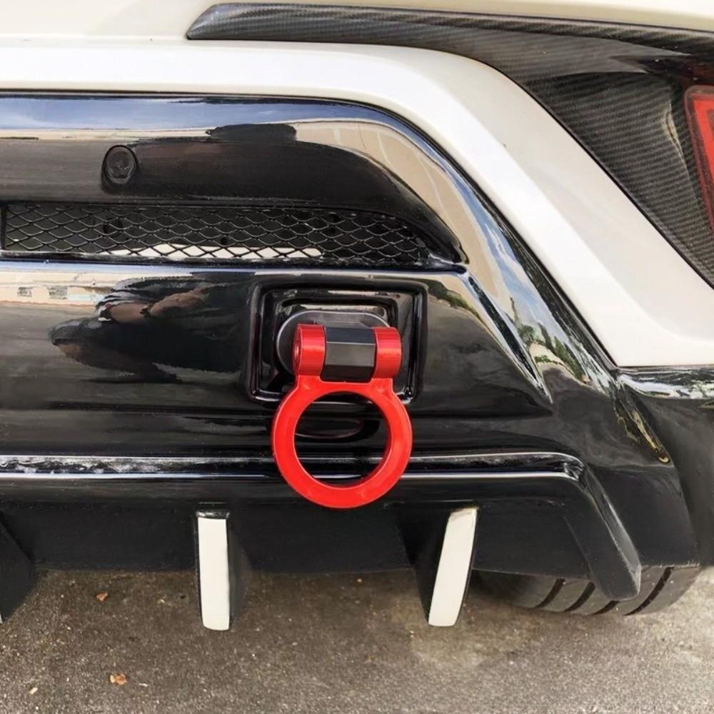 Front Rear Design Decoration Trailer Hooks ABS Material Car Tow Hook Sticker Auto Decoration