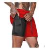 Men's Athletic Double-Layer Running Shorts - Trendy, Casual, Outdoor Fitness Wear