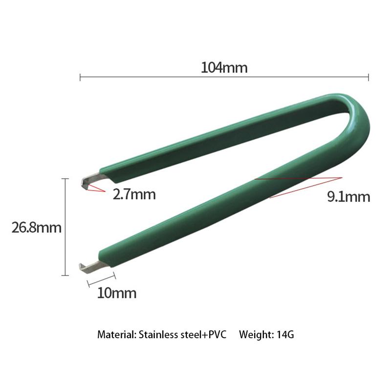 1Pc Black/Green ertion Extraction Tweezers Clip Puller,IC Chip Extraction Machine Fixture,U-Shaped IC Chip Extraction Tool