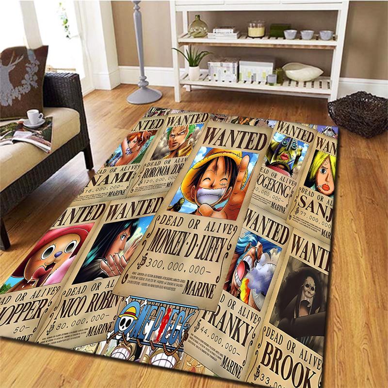 Anime One Piece Carpet Rug For Living Room Bedroom Home Sofa Decoration,kids Play Nonslip Floor Mat