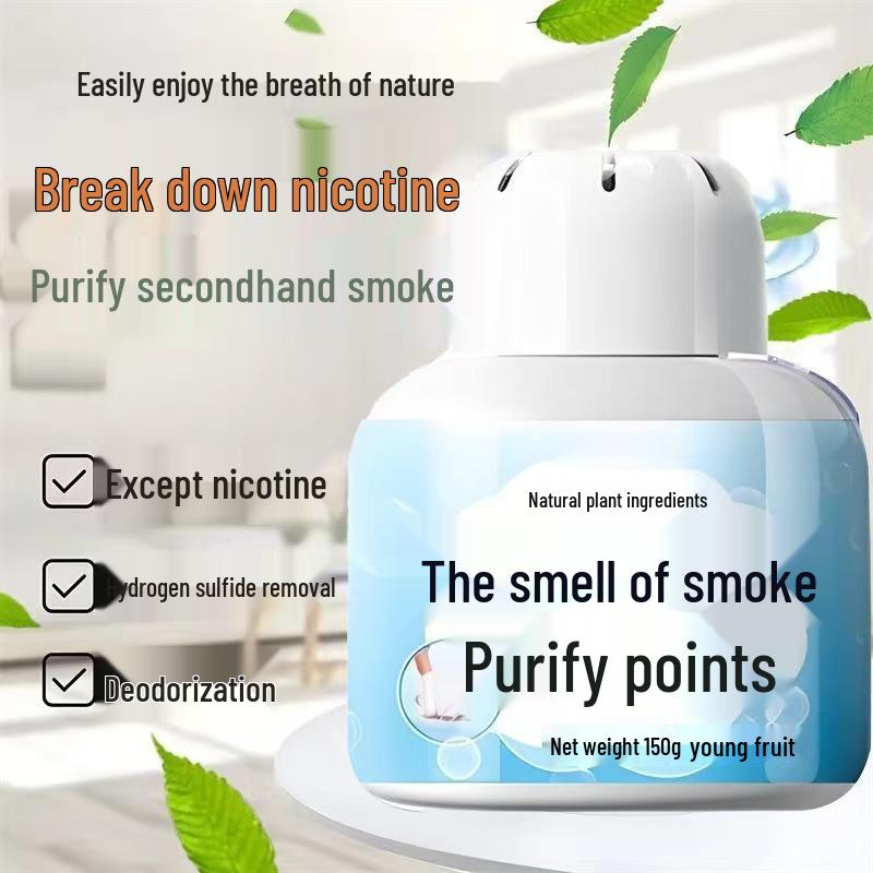 Indoor & Car Air Purifier: Smoke & Exhaust Remover for Home and Mahjong Rooms