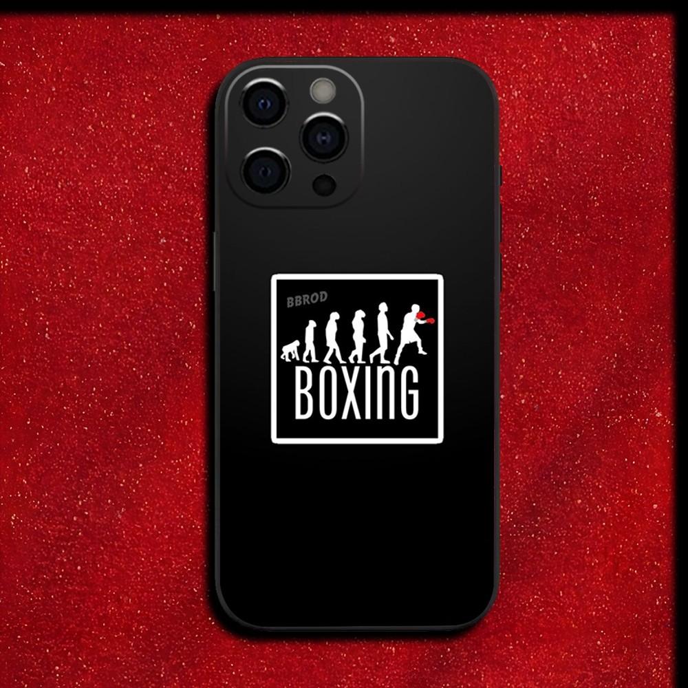 Boxing Gloves Phone Case For iPhone 16,15,14,13,12,11,Pro,X,XS,Max,XR,Plus,Mini Soft Black Cover