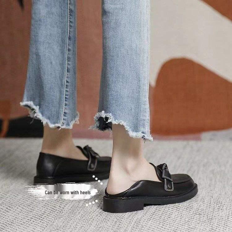 Women's Soft Leather British Style Loafers - 2025 Spring/Summer/Autumn Collection