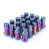 New R40 Style 44mm Wheel Nuts M12x1.5/1.25 Racing Lug Nuts 20pcs Lock Racing Lug Nuts + 2 Set Security Key