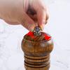 Cooking And Salt Pepper Grinder Hand Movement Oak Wood Pepper Mill Tool Kitchen