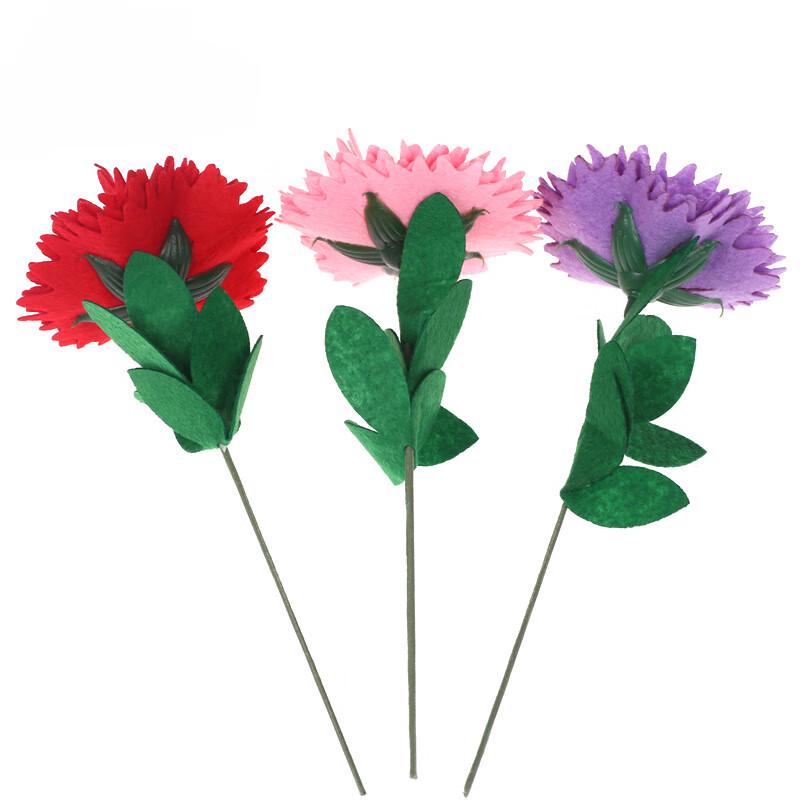 

DIY Carnation Flower Bouquet Kit (No-Cut Fabric)