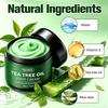 3Pcs Tea Tree Oil Foot Cream Moisturizing Dry Cracked Heel Repair Nourishing Foot Care Balm Vitamin E Aloe Vera Set