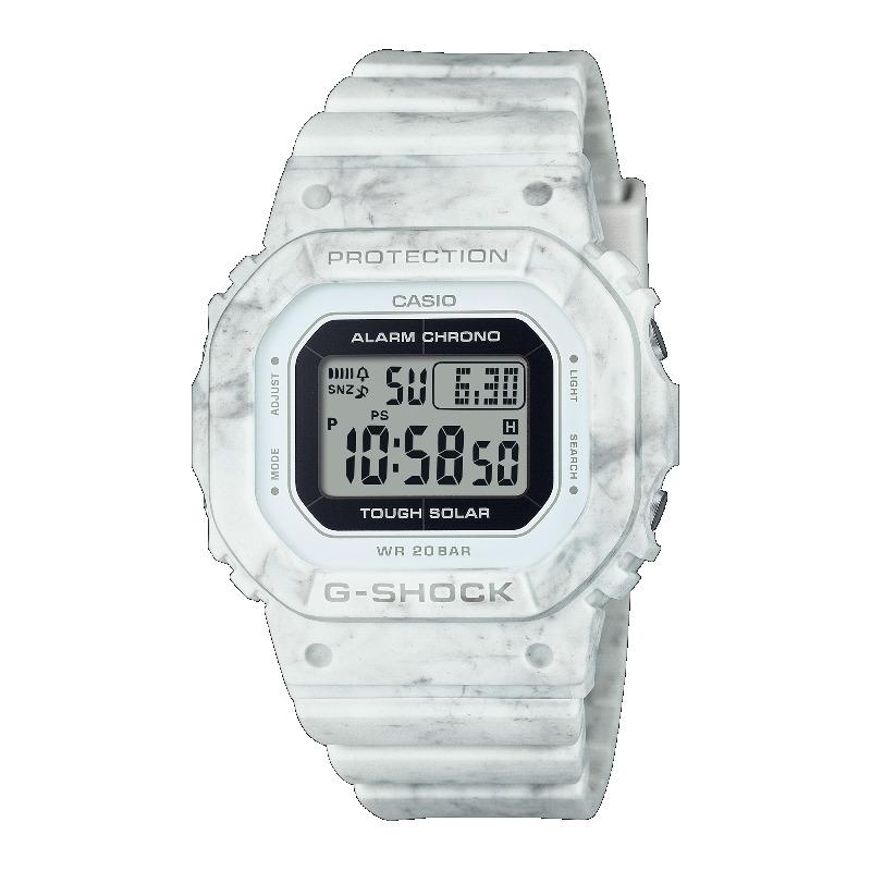 

Casio G-SHOCK Men s Resin 200M Water Resistant Shock Resistant Alarm Quartz Watch GMS-S5600RT-7 белый