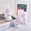 3D Angel Candle Mold Prayer Angel Silicone Resin Mold Aromatherapy Candle Mold Ornaments Mold for DIY Crafts Home Decors