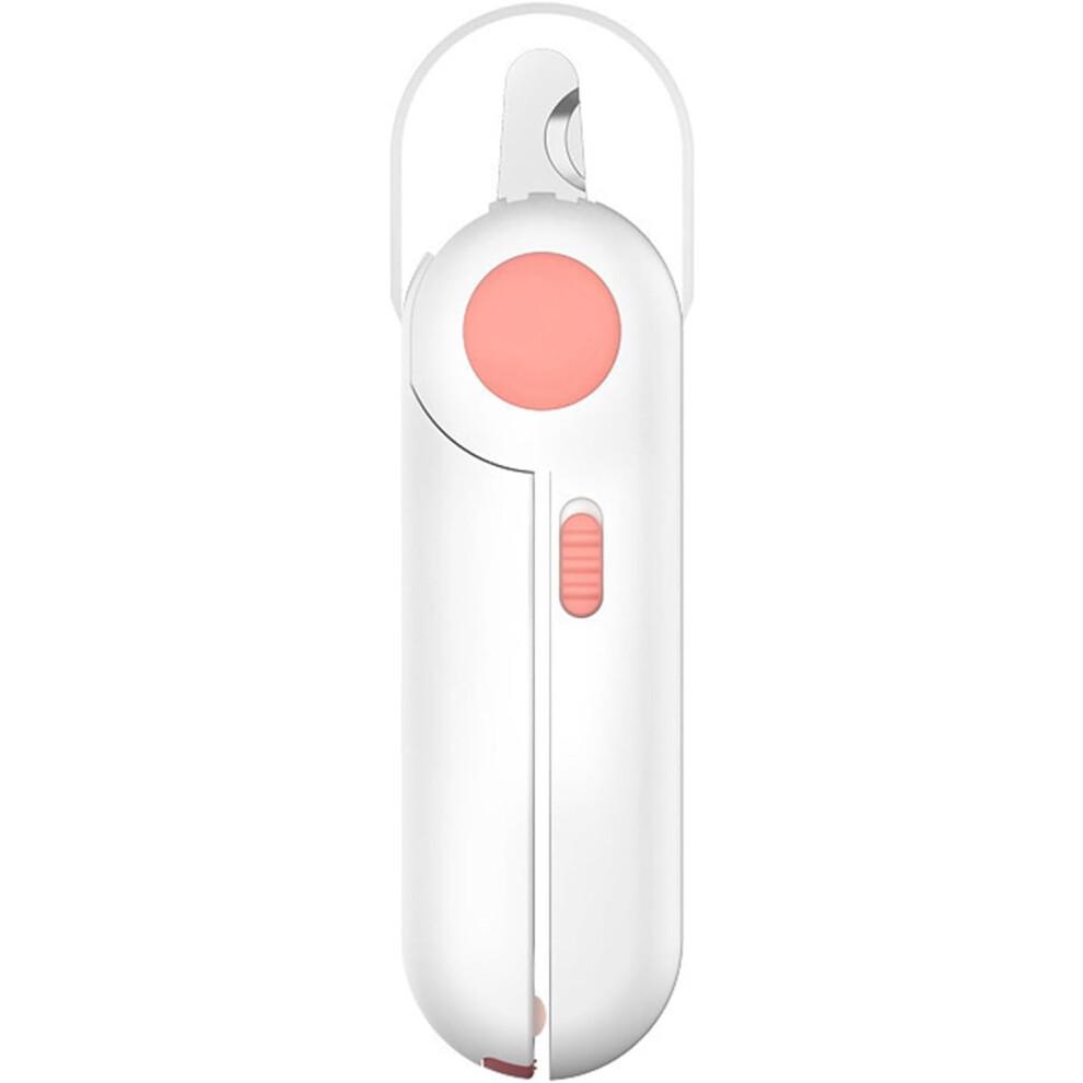 Dog Nail Clippers with Safety Features for Cats, Pink, Ergonomic Design, Effective for Pet Grooming
