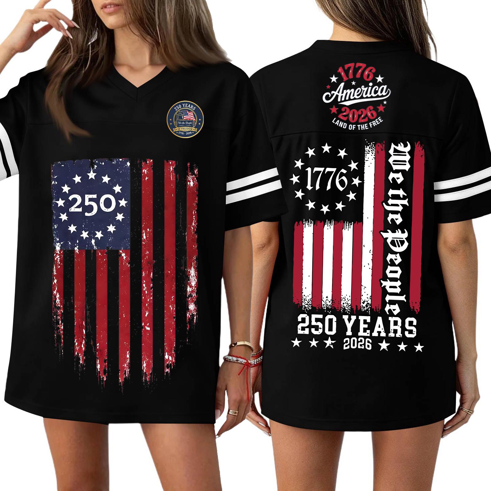 

Women s Casual V Neck Short Sleeve Sports T Shirt 250th Independence Day Print Athletic Tee for Outdoor Activities and Daily Wear M чёрный