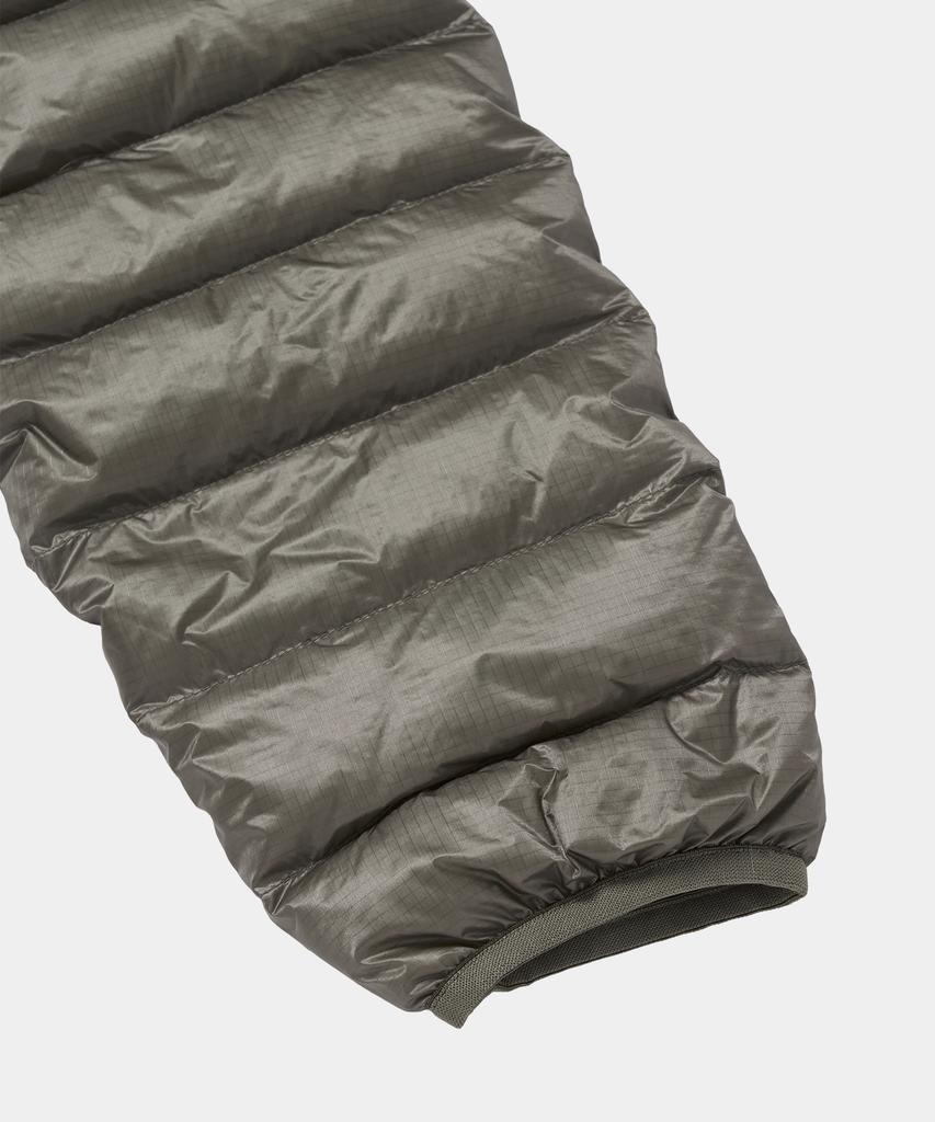 Lettercomo Piece Shell Light Down Liner Padded Dark Khaki