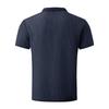 Men Waffle Knit Short Sleeve T-Shirt Casual Solid Color Slim Fit Basic Tee
