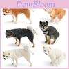 Pvc Japanese Shiba Inu Model For Kids Educational Toy Animal Figurine
