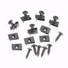 40/100Pcs Anti-Rust Protection Clip Screw Iron Sheet Kit Self Tapping Screws Fastener Clip For Car Moto U-Type Clip With Screw
