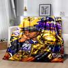 Legends Never Die Flannel Blanket Soft All-Season Throw, Design for Camping, Car Travel, Hiking Sofa, Bed, Office Perfect Gift for Parties
