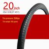 20/22/24/26*1 3/8 Bicycle Wheelchair Inflatable Tire & Tube Set