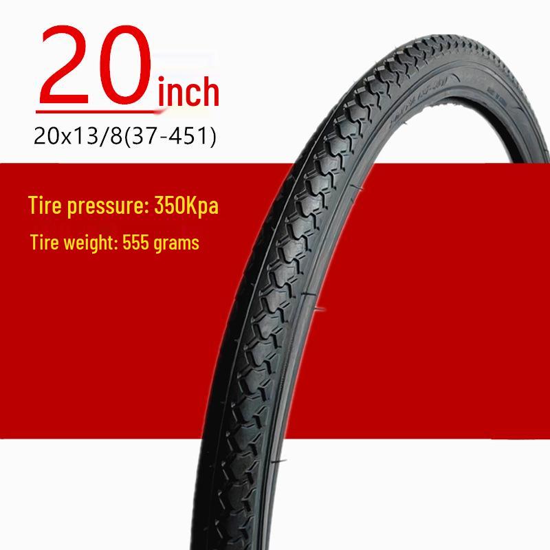 20/22/24/26*1 3/8 Bicycle Wheelchair Inflatable Tire & Tube Set
