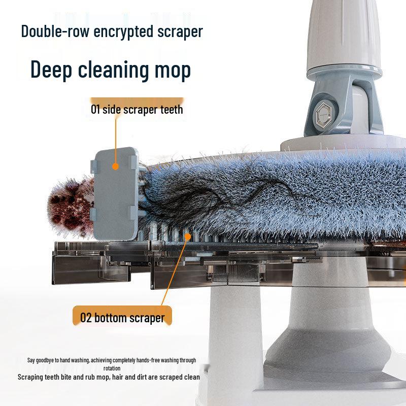 Hands-Free Spin Mop & Bucket Set for Clean & Dirty Water Separation
