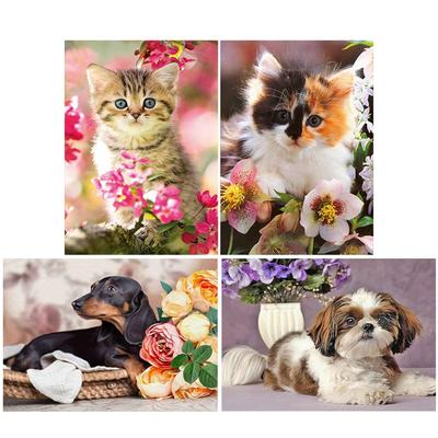 JISHSHAY Diamond Art Set of 30x40cm Diamond Art Kit for Diamond Art 5D Diamond Art Popular Bead Diamond Art Diamond Painting Diamond Art Dog and Bead
