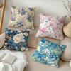Classic Pattern Cushion Cover Soft Plush Throw Pillow Cover  DoubleSided Decorative Cushion Case  Sofa Bedroom Home Decor