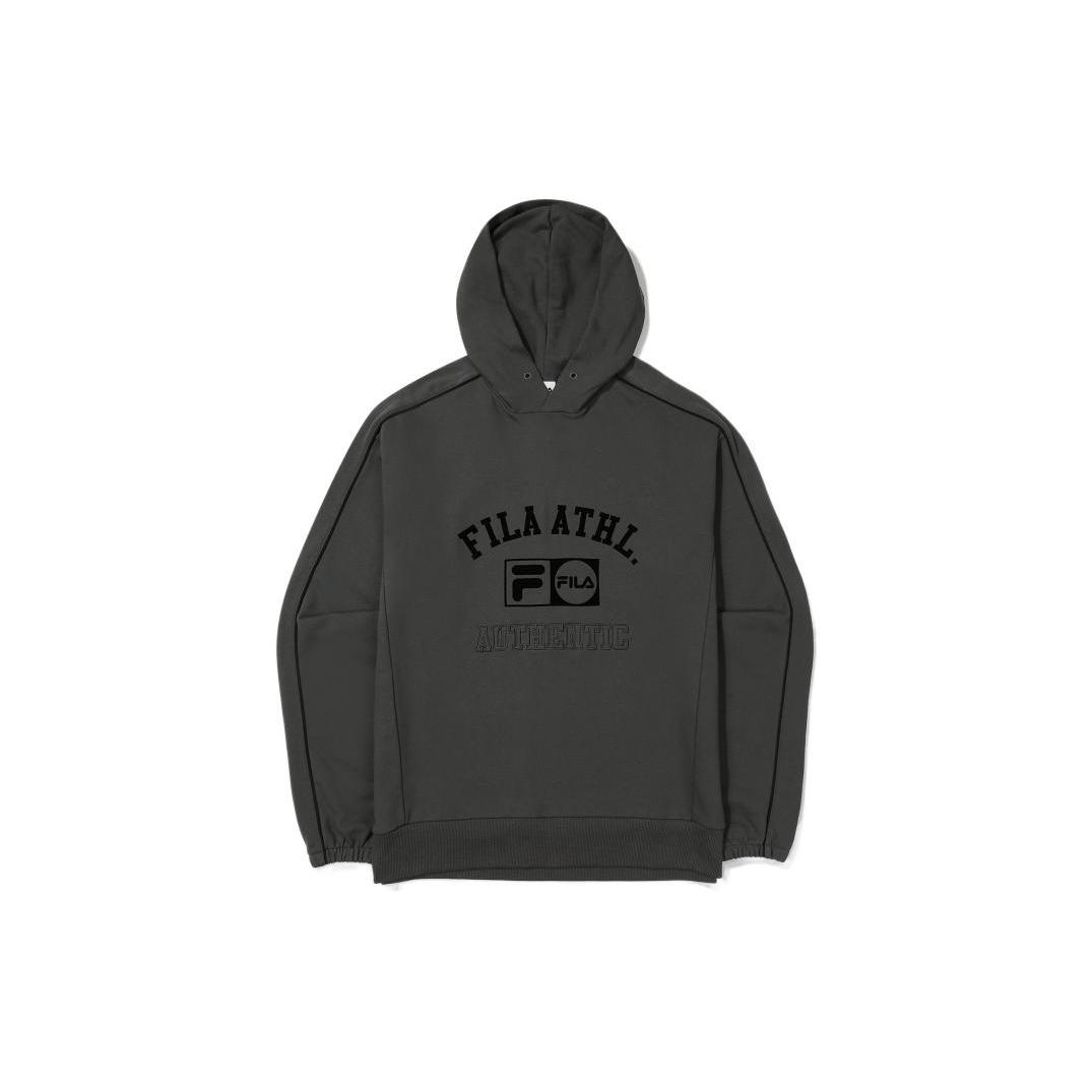 FILA Sweatshirts Men s Gray Hooded Moderate FS2POE3113X-CGY 100