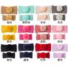 New parent-child autumn and winter warm headscarf set, mother and baby knitted wool headband, girls' headband