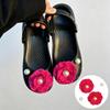 Bling Silver Rhinestone Flower Shoe Charms Metal Bead Bow & Heart Clog Charms Luxury Diy Shoe Decoration Punk Y2K Style Clog Pin